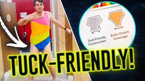 The claim: Target is selling 'tuck-friendly' swimsuits for children. A May 17 Instagram video shows a woman walking through the LGBTQ pride section of Target and finding a rainbow swimsuit with a .... Tuck friendly swimsuit